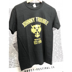 T-Shirt Johnny Trouble ( Black / Yellow )